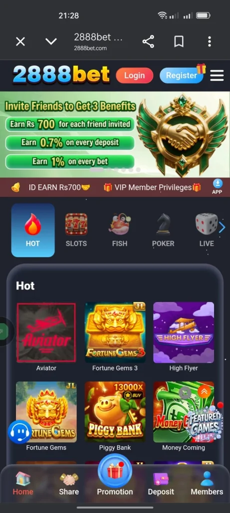 2888Bet VIP